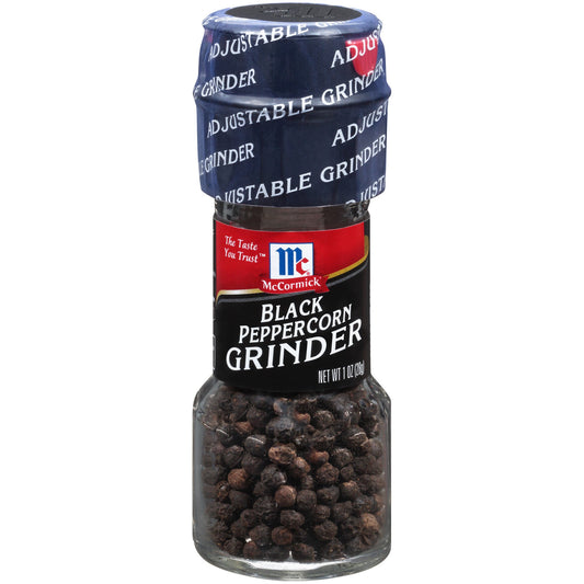 Mccormick Black Pepper Grinder; 1 Ounces; 6 Per Box; 6 Per Case - High Mart Wholesale