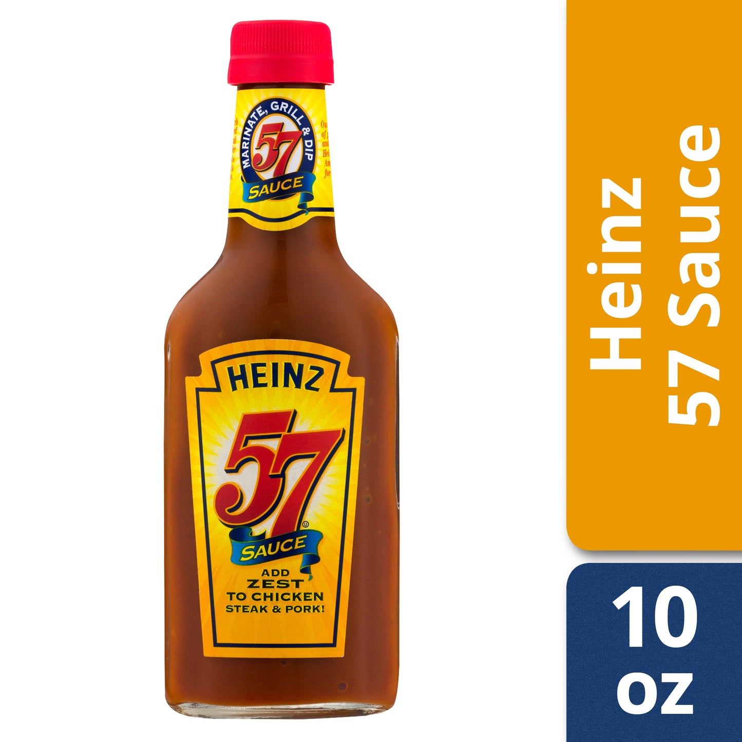 Heinz 57 Steak Sauce Bottle; 10 Ounce; 12 Per Case