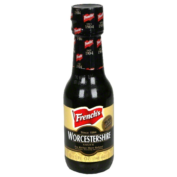 French's Worcestershire Sauce Bottle; 5 Fluid Ounce; 12 Per Case - High Mart Wholesale