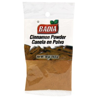 Badia Cinnamon Powder; 0.5 Ounces; 12 Per Box; 48 Per Case