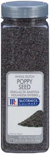 Mccormick Poppy Seed Whole Dutch; 20 Ounces; 6 Per Case - High Mart Wholesale