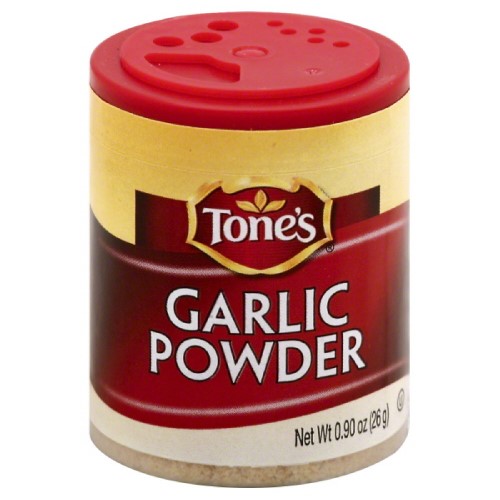 Tones Garlic Powder Granulated; 0.9 Ounces; 6 Per Box; 24 Per Case - High Mart Wholesale