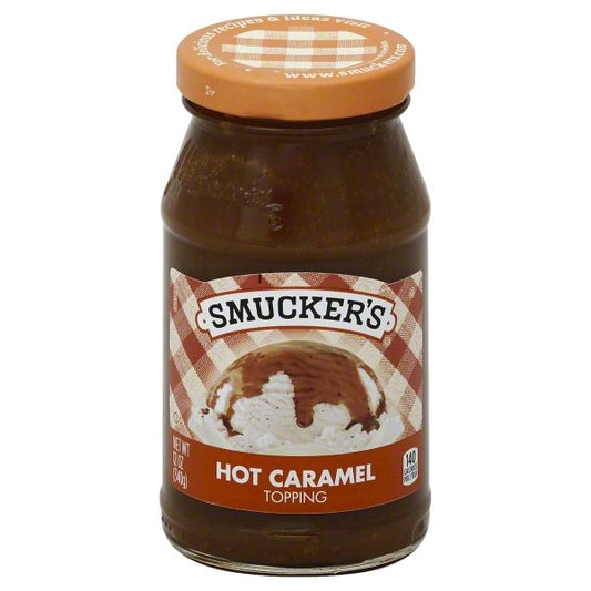 Smucker's Hot Caramel Topping; 12 Ounces; 12 Per Case - High Mart Wholesale