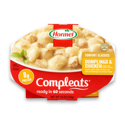 Hormel Dumplings & Chicken Compleats; 7.5 Ounce; 7 Per Case