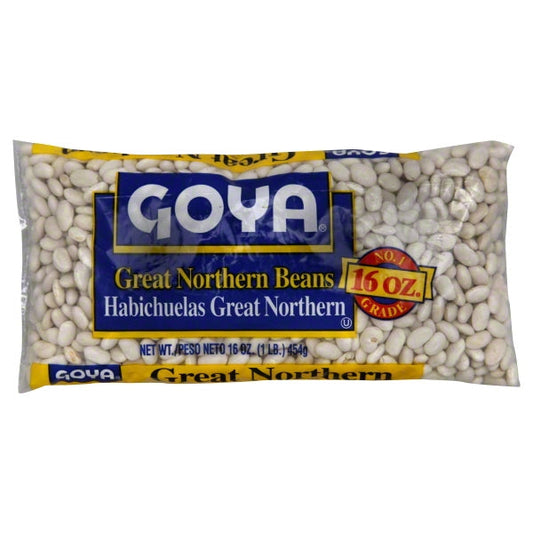 Goya Great Northern Beans Bagged; 16 Ounce; 24 Per Case