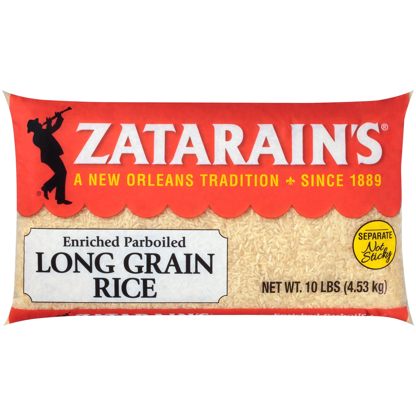 Zatarains Rice Extra Long Grain Parboiled; 160 Ounces; 4 Per Case