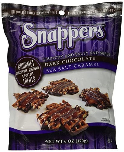 Snappers Dark Chocolate Sea Salt; 6 Ounces; 6 Per Case - High Mart Wholesale