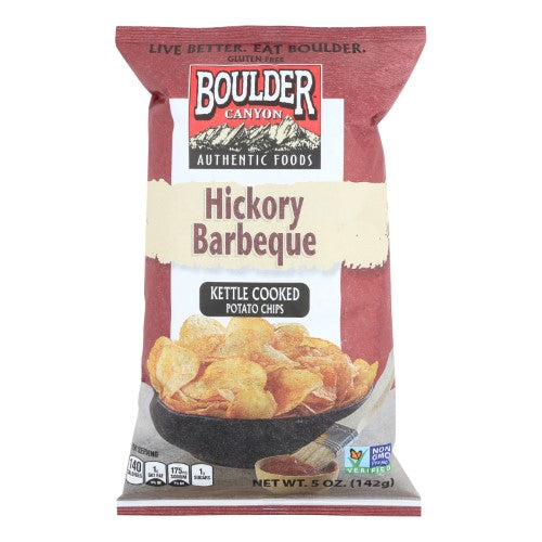 Boulder Canyon Kettle Chips Hickory Bbq; 5 Ounce; 12 Per Case - High Mart Wholesale