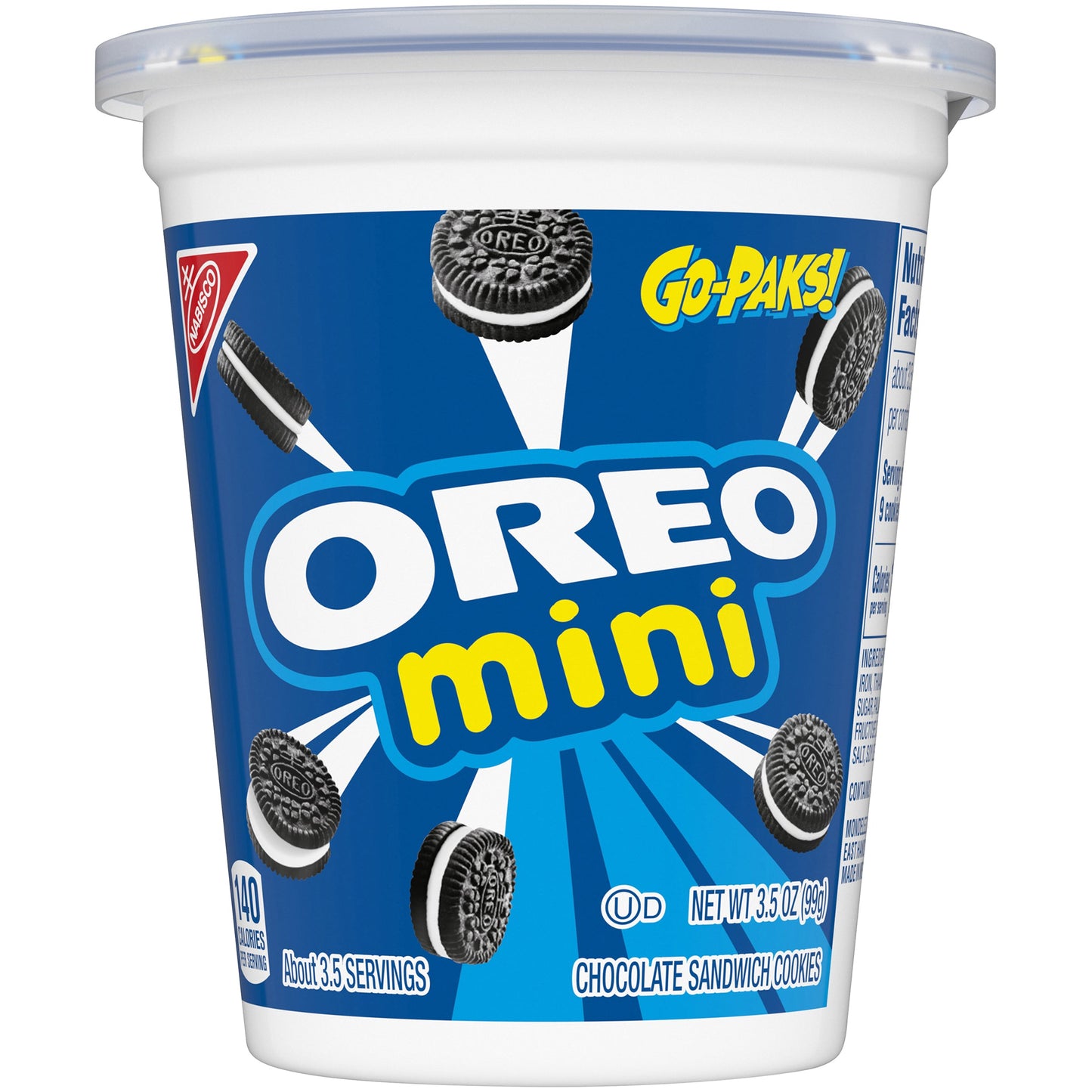 Oreo Go-Paks! Mini Cookie; 3.5 Ounce; 12 Per Case - High Mart Wholesale