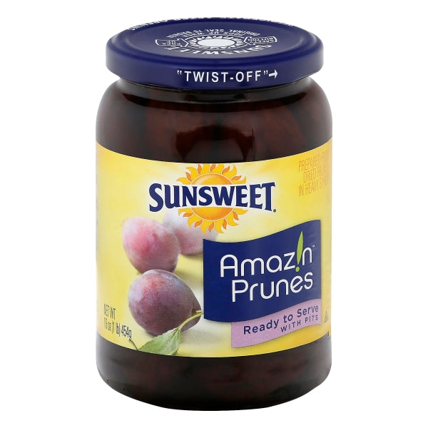 Sunsweet Grower Cooked Prune Jar; 16 Ounces; 12 Per Case - High Mart Wholesale