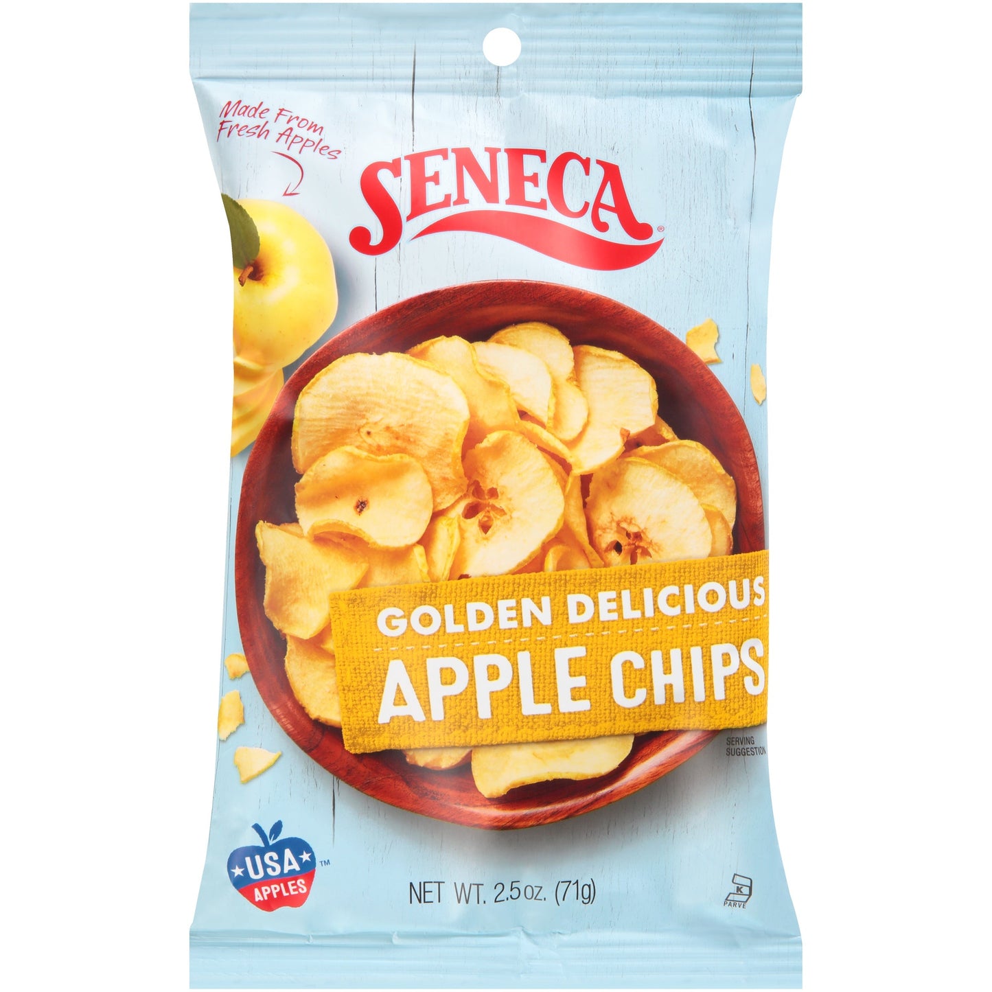 Seneca Chips Apple Golden Delicious; 2.5 Ounces; 12 Per Case