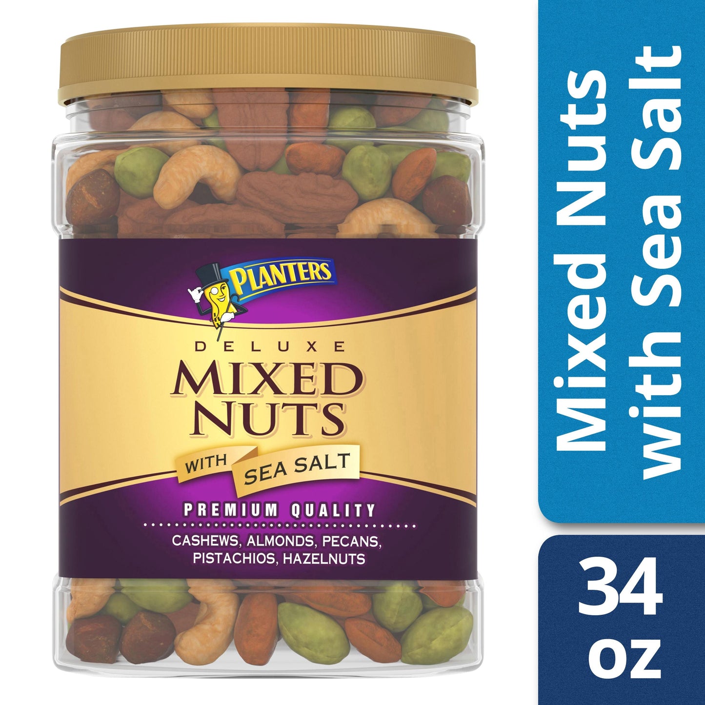 Planters Snack Mix Nuts; 34 Ounces; 6 Per Case