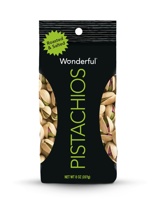 Wonderful Pistachios Pistachio Roasted & Salted; 8 Ounces; 25 Per Case