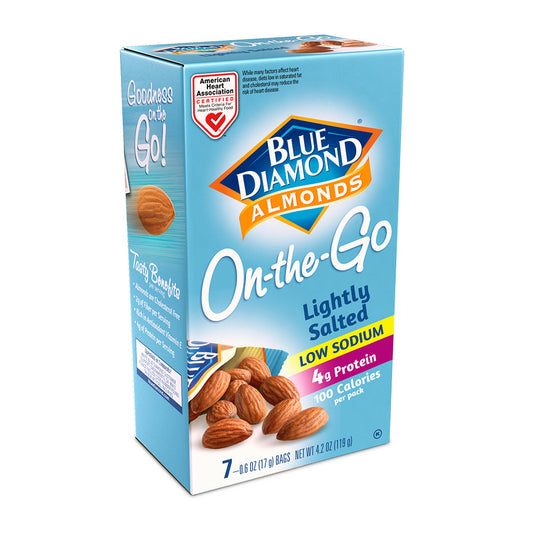 Blue Diamond Almonds Almonds Lightly Salted 100 Calorie Pack; 4.2 Ounces; 6 Per Case - High Mart Wholesale