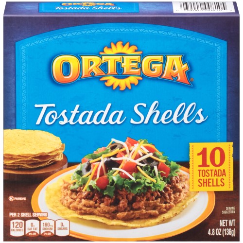 Ortega Shelled Ortega Tostada; 4.8 Ounces; 12 Per Case