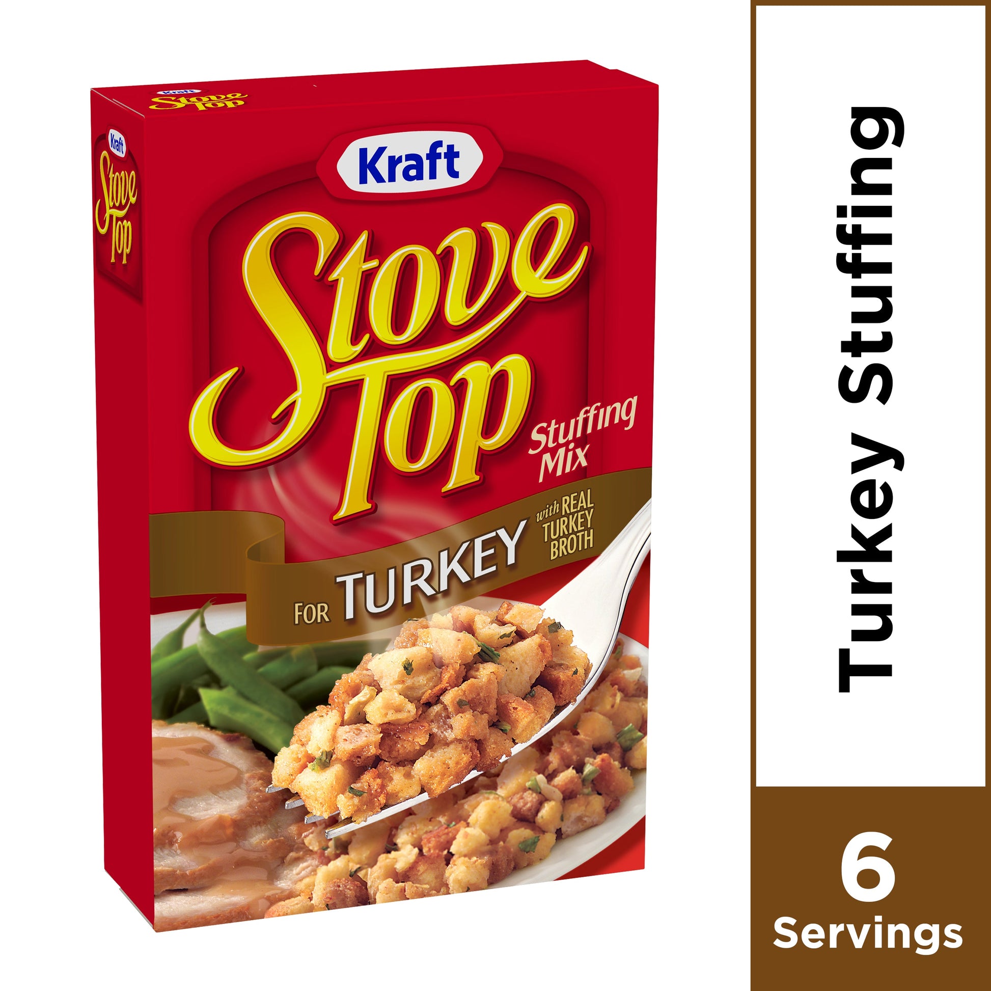 Stove Top Stuffing Stove Top Turkey; 6 Ounces; 12 Per Case - High Mart Wholesale