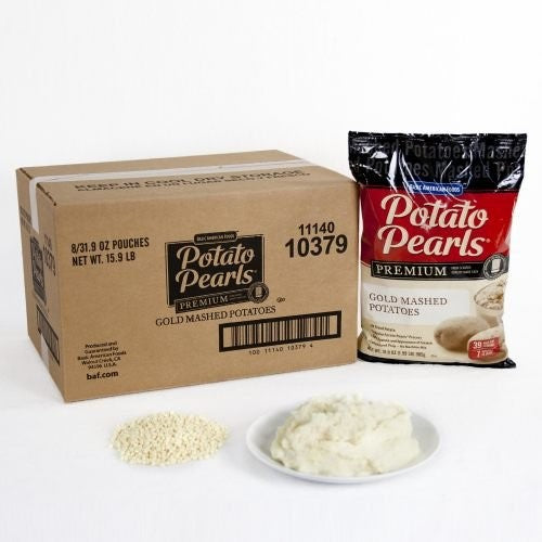 Baf Potato Pearls� Potato Pearls Excel Gold Mashed; 31.9 Ounces; 8 Per Case