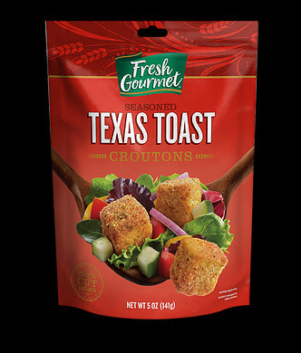 Fresh Gourmet Texas Toast Crouton Bag; 5 Ounce; 12 Per Case - High Mart Wholesale