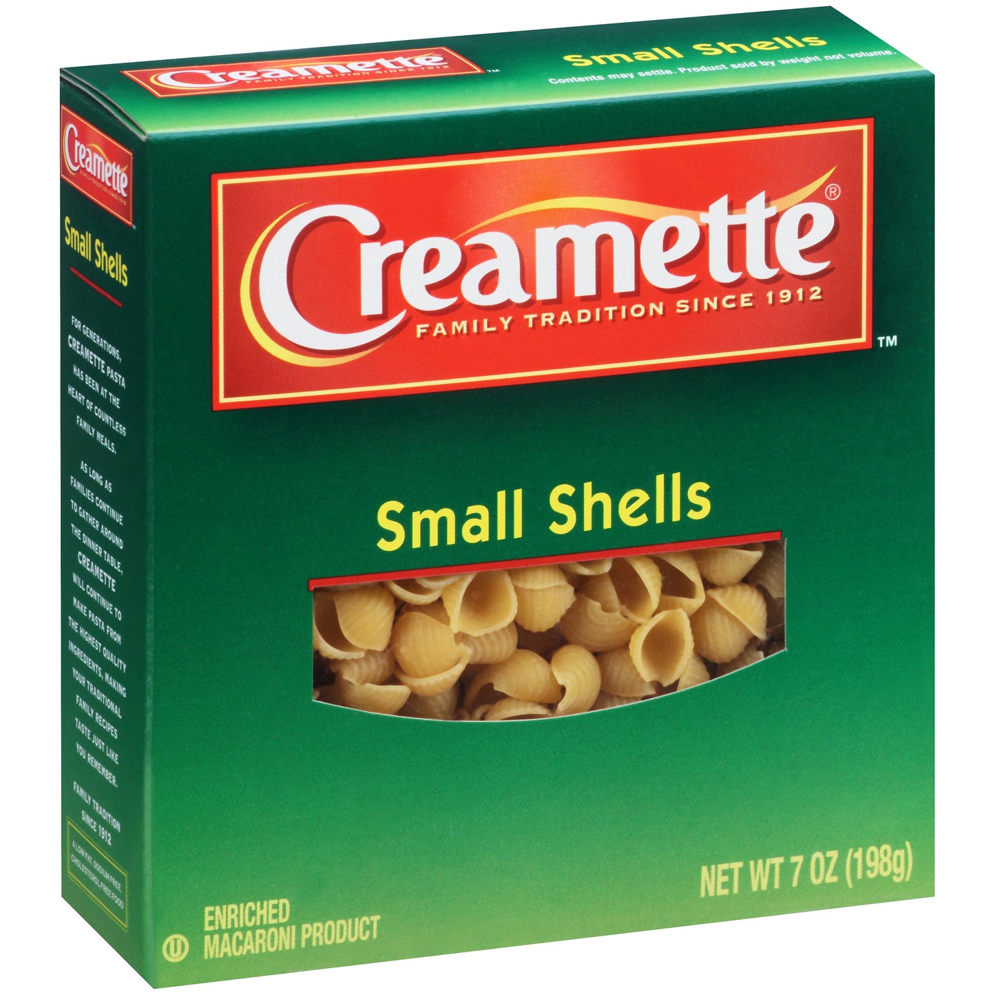 Creamette Small Shells; 7 Ounces; 12 Per Case