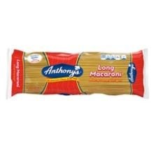 Anthony's Pasta Long Macaroni; 16 Ounces; 20 Per Case - High Mart Wholesale