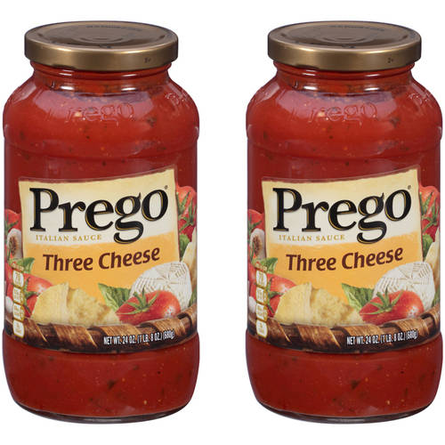 Prego Sauce Spaghetti Three Cheese; 24 Ounces; 12 Per Case - High Mart Wholesale