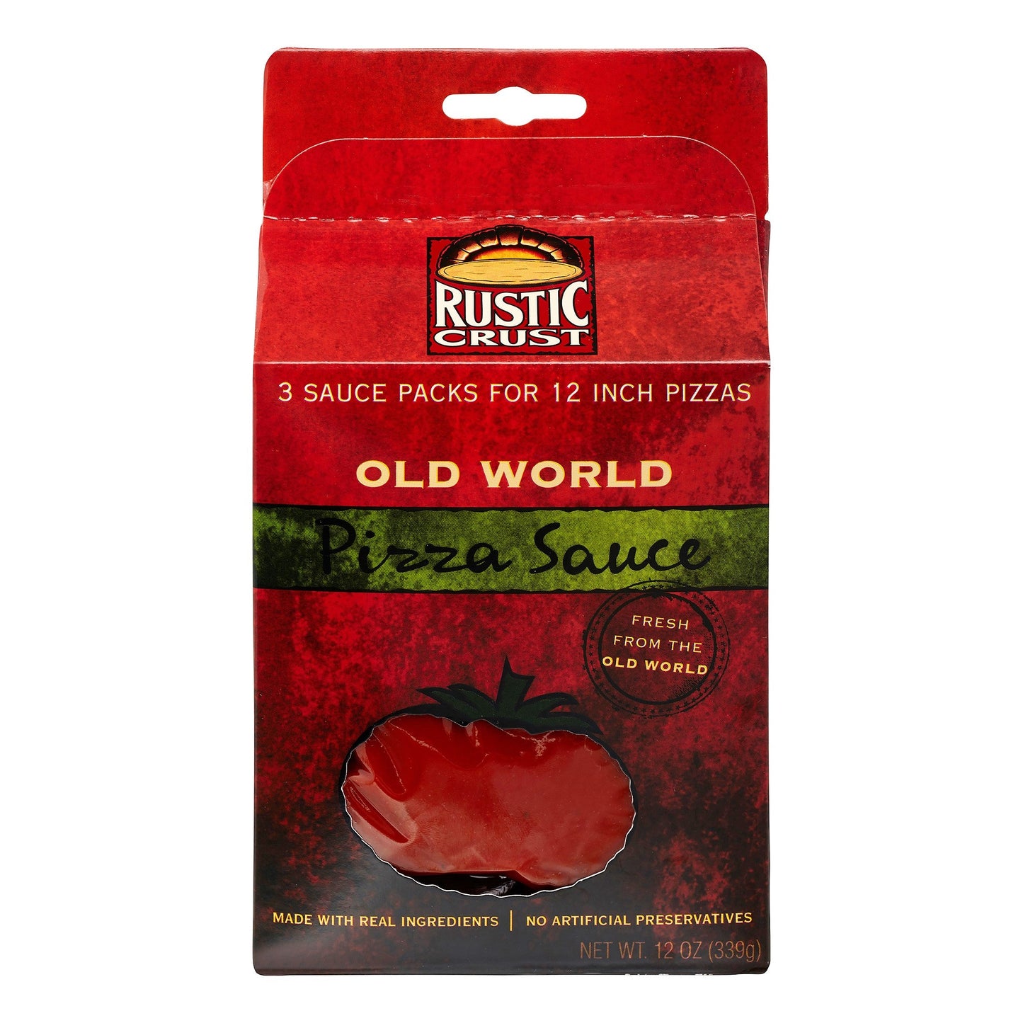 Rustic Crust Pizza Sauce Kit 3 4 Ounce Packets; 1 Each; 6 Per Case - High Mart Wholesale