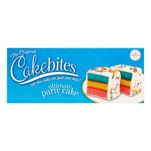 Cookies United The Original Cakebites Ultimate Party Cake; 2 Ounces; 12 Per Box; 8 Per Case