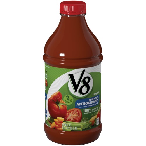 V8 Vegetable Juice 100%; 46 Fluid Ounces; 6 Per Case - High Mart Wholesale