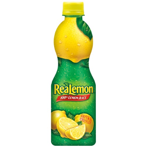 Realemon Juice Bottle; 8 Fluid Ounces; 12 Per Case