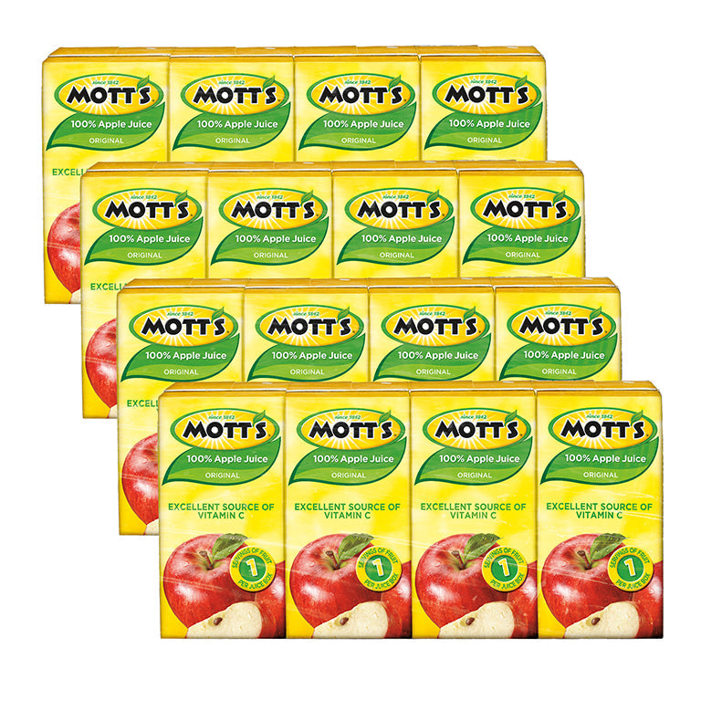 Mott's Mini 100% Apple Juice; 16.92 Fluid Ounces; 11 Per Case