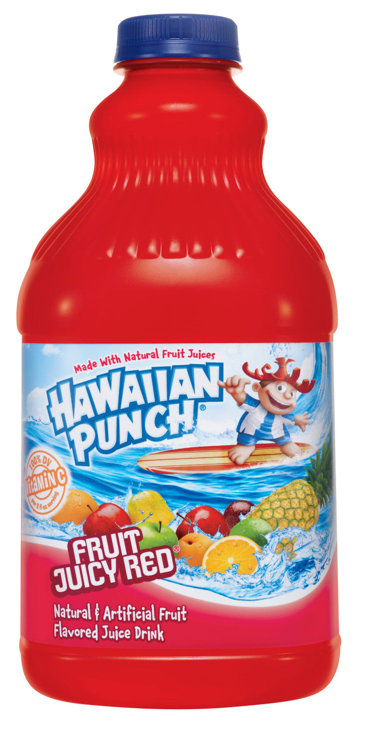 Hawaiian Punch Red Fruit Juicy Plastic; 64 Fluid Ounces; 8 Per Case
