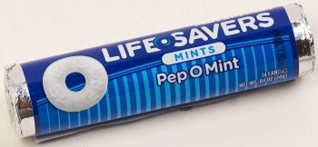 Lifesavers Pep-O-Mint Candy; 0.84 Ounces; 20 Per Box; 15 Per Case