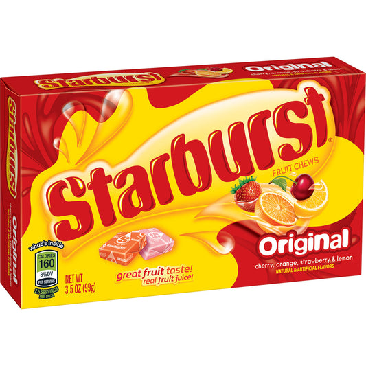 Starburst Original Theater Box; 3.5 Ounces; 12 Per Case