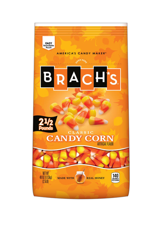 Brachs Candy Corn Gusset Bag; 40 Ounces; 6 Per Case