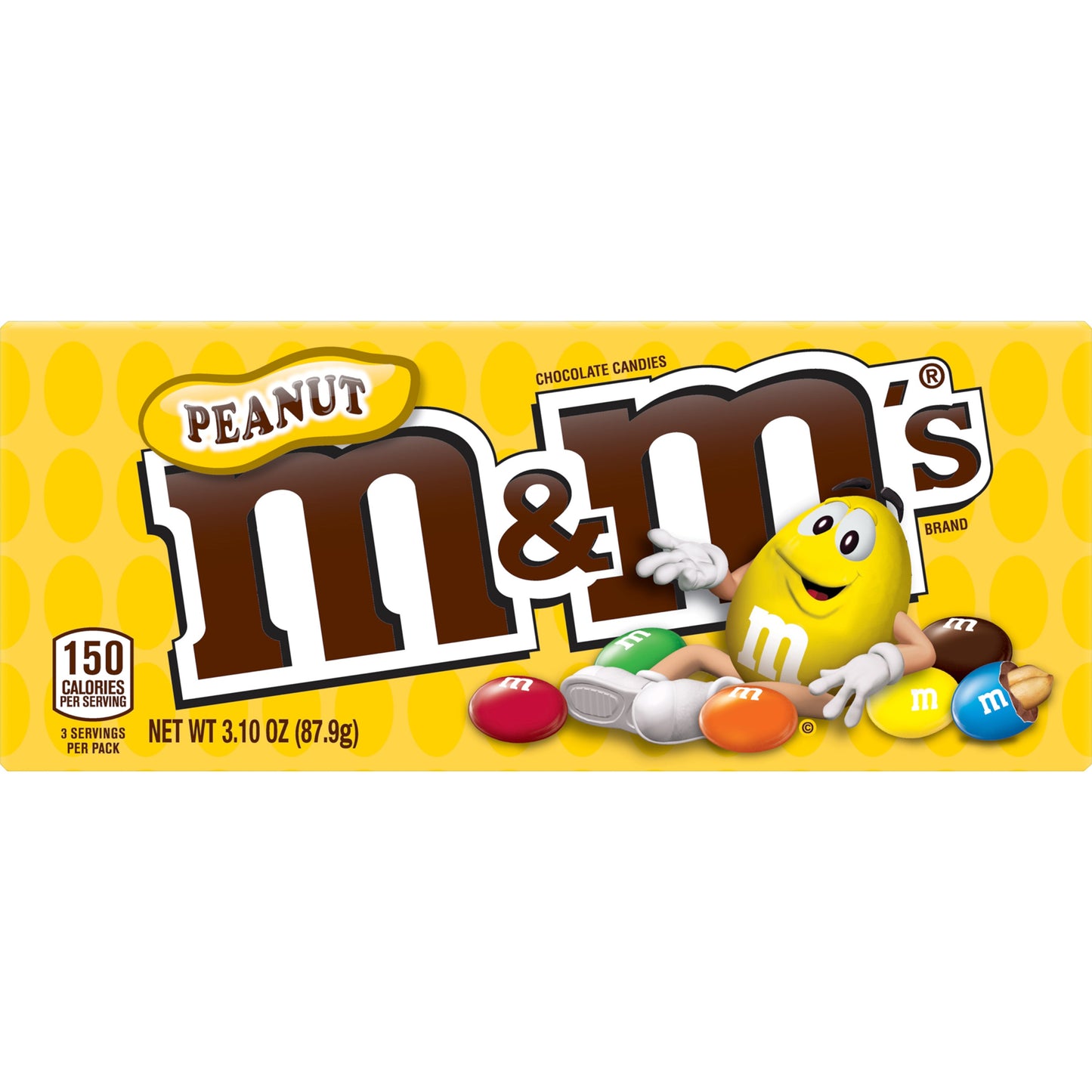 M&M's Peanut Movie Box; 3.1 Ounces; 12 Per Case