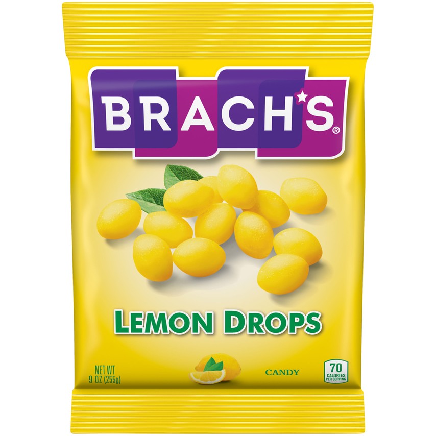 Brachs Lemon Drops; 9 Ounces; 12 Per Case