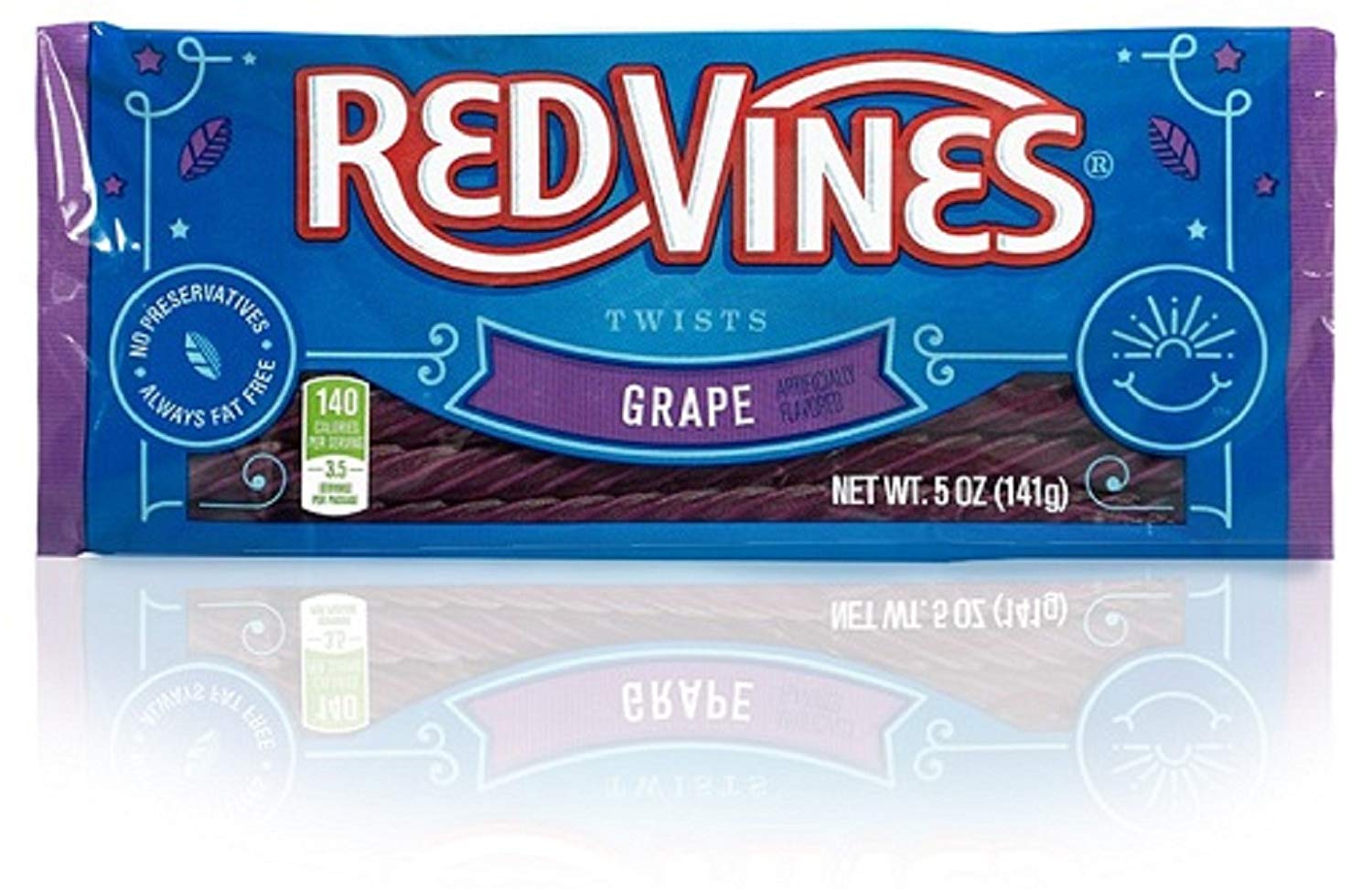 Red Vines Grape Twists; 5 Ounces; 12 Per Case - High Mart Wholesale