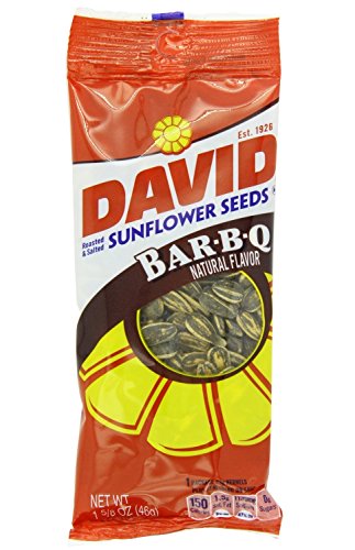 David Sunflower Seeds In Shell Barbecue Tubes Unpriced; 1.625 Ounce; 12 Per Box; 12 Per Case