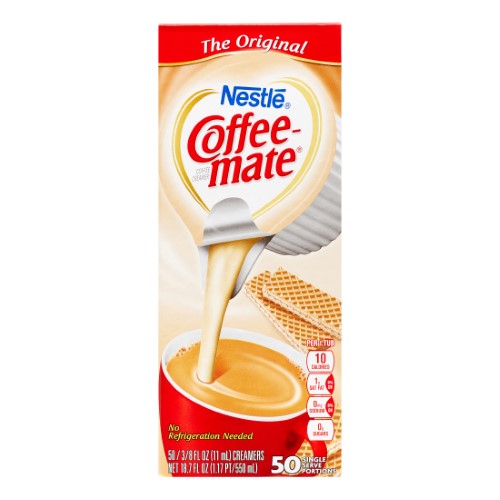 Coffee-Mate The Original Single Serve Liquid Creamer; 18.7 Fluid Ounces; 4 Per Case - High Mart Wholesale