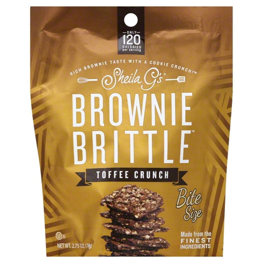 Sheila G's Brownie Brittle Toffee Crunch; 2.75 Ounces; 8 Per Case - High Mart Wholesale
