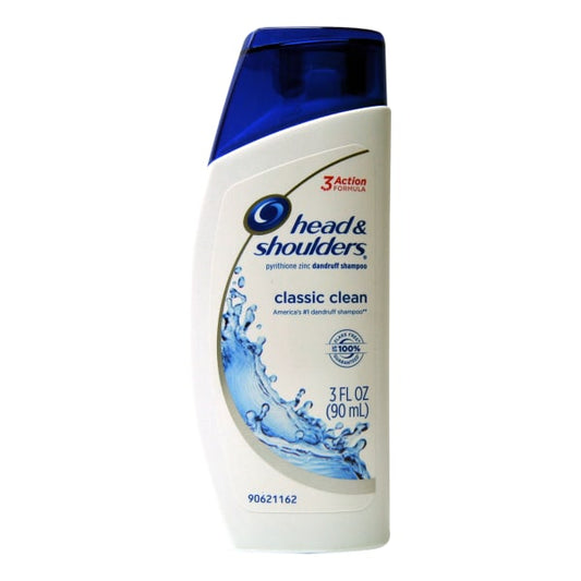 Head & Shoulders Classic Clean; 3 Fluid Ounces; 6 Per Box; 4 Per Case