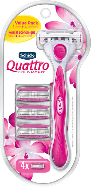 Schick Razor Value Pack; 1 Each; 3 Per Box; 4 Per Case - High Mart Wholesale