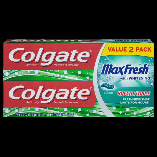 Colgate Toothpaste Max Fresh 6 Oz; 12 Ounces; 6 Per Box; 2 Per Case