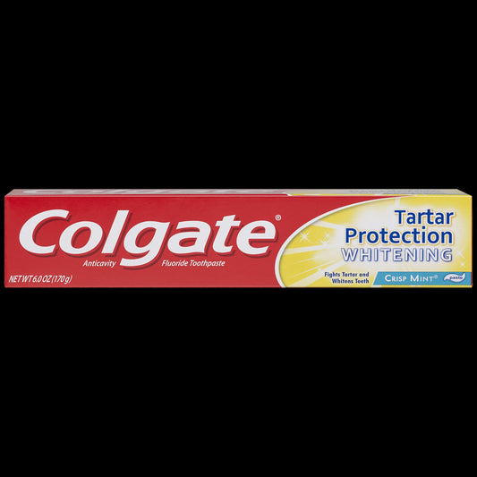 Colgate Tartar Protection Whitening Crisp Mint Toothpaste; 6 Ounces; 6 Per Box; 4 Per Case