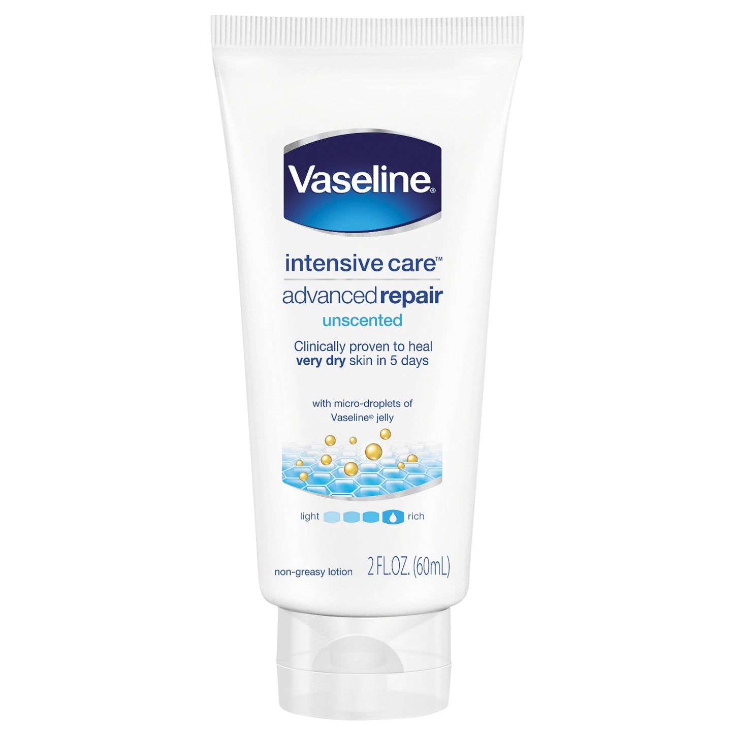 Vaseline Intensive Repair Moisture; 2 Fluid Ounce; 24 Per Case