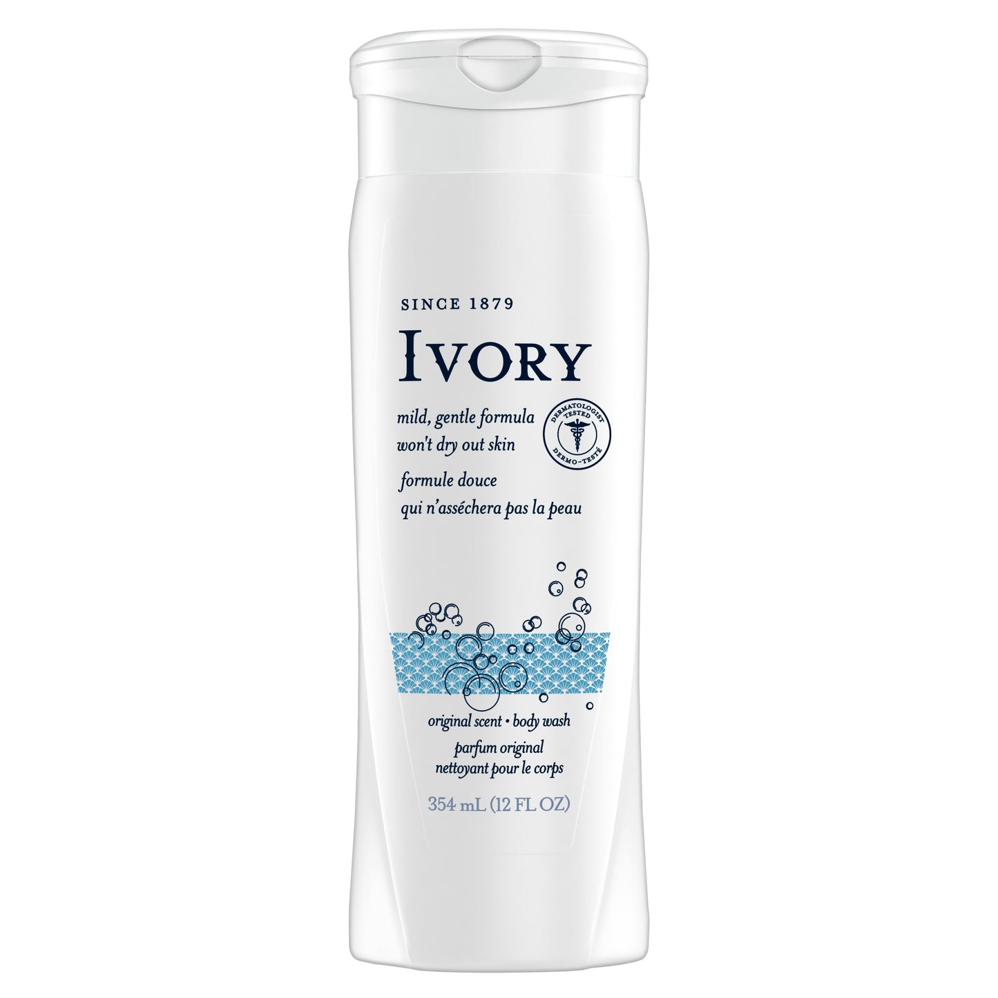 Ivory Body Wash Original; 12 Fluid Ounce; 6 Per Case