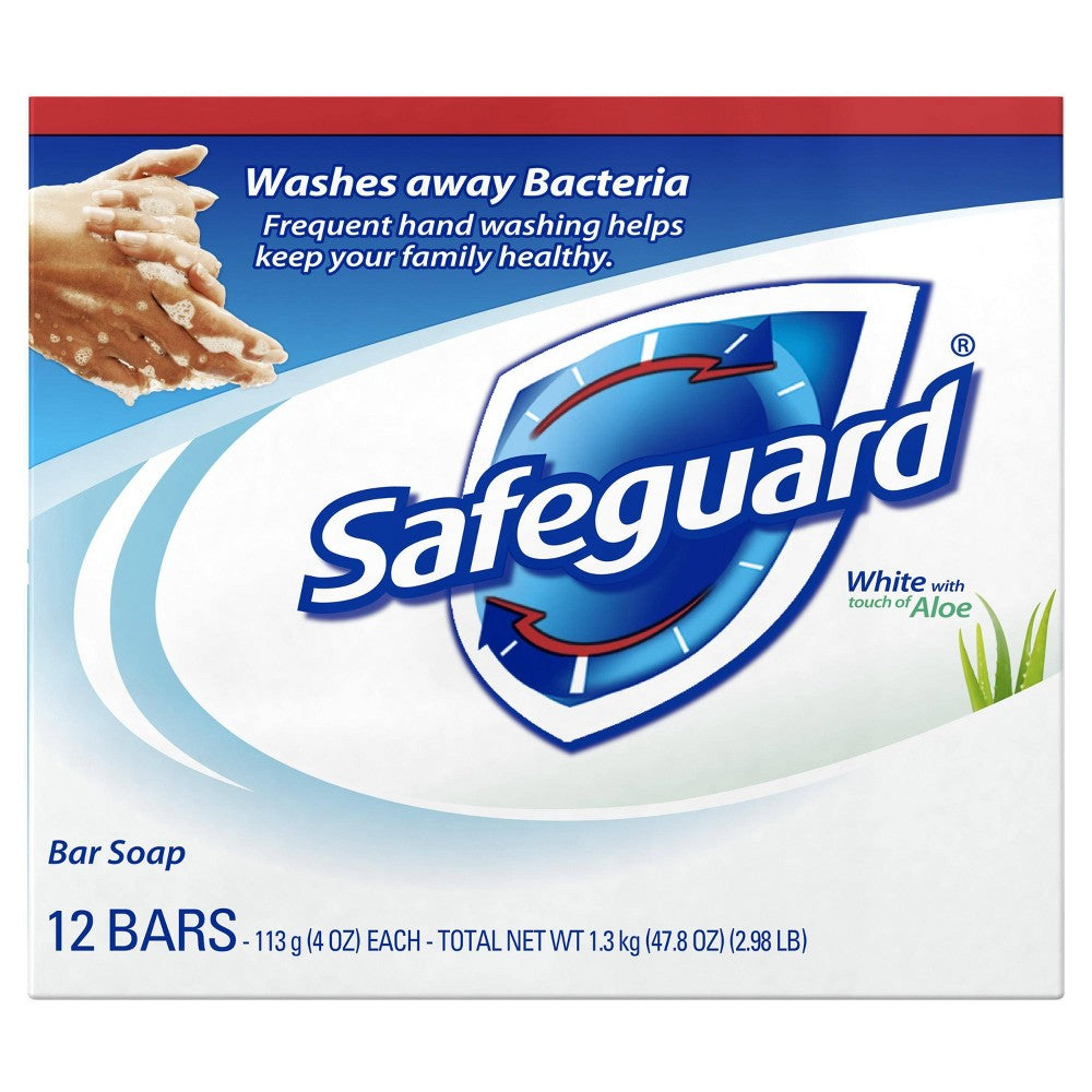 Safeguard Safeguard Bath Bar Aloe 12 Bar; 4 Ounce; 48 Per Case