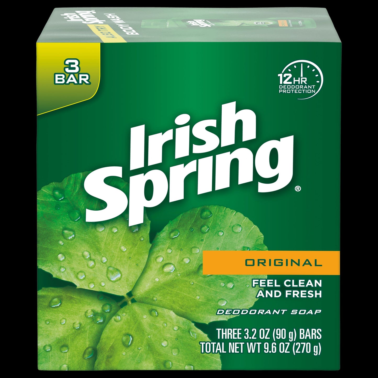 Irish Spring Original Personal 3 Bar; 9.6 Ounces; 24 Per Case