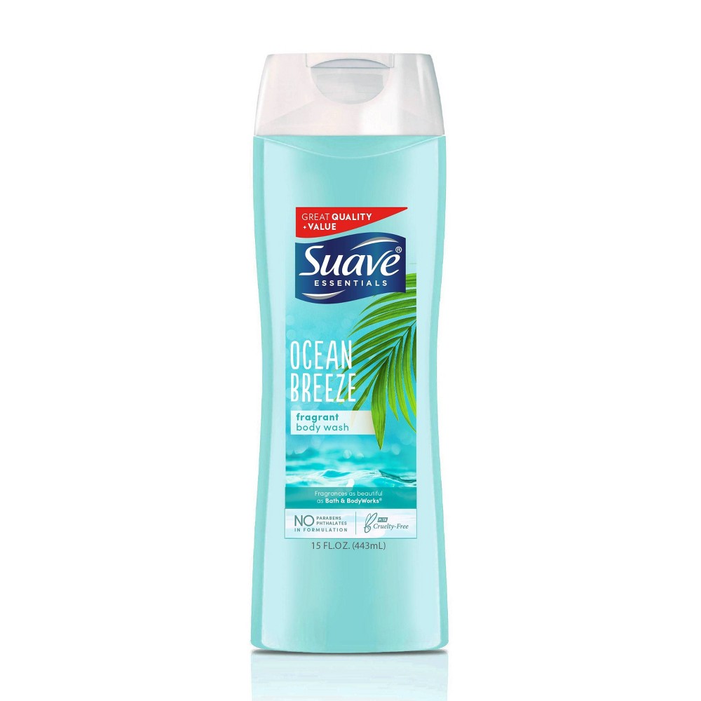 Suave Body Wash Ocean Breeze; 18 Fluid Ounce; 6 Per Case