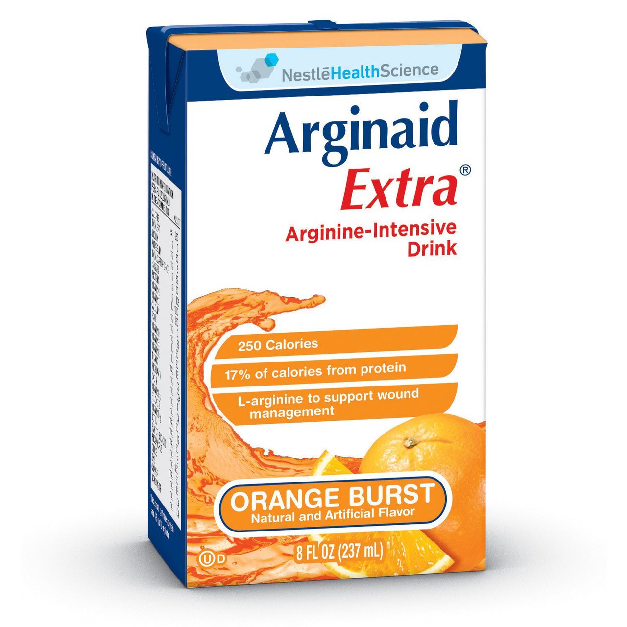 Arginaid Extra Orange Burst; 8 Fluid Ounce; 24 Per Case - High Mart Wholesale